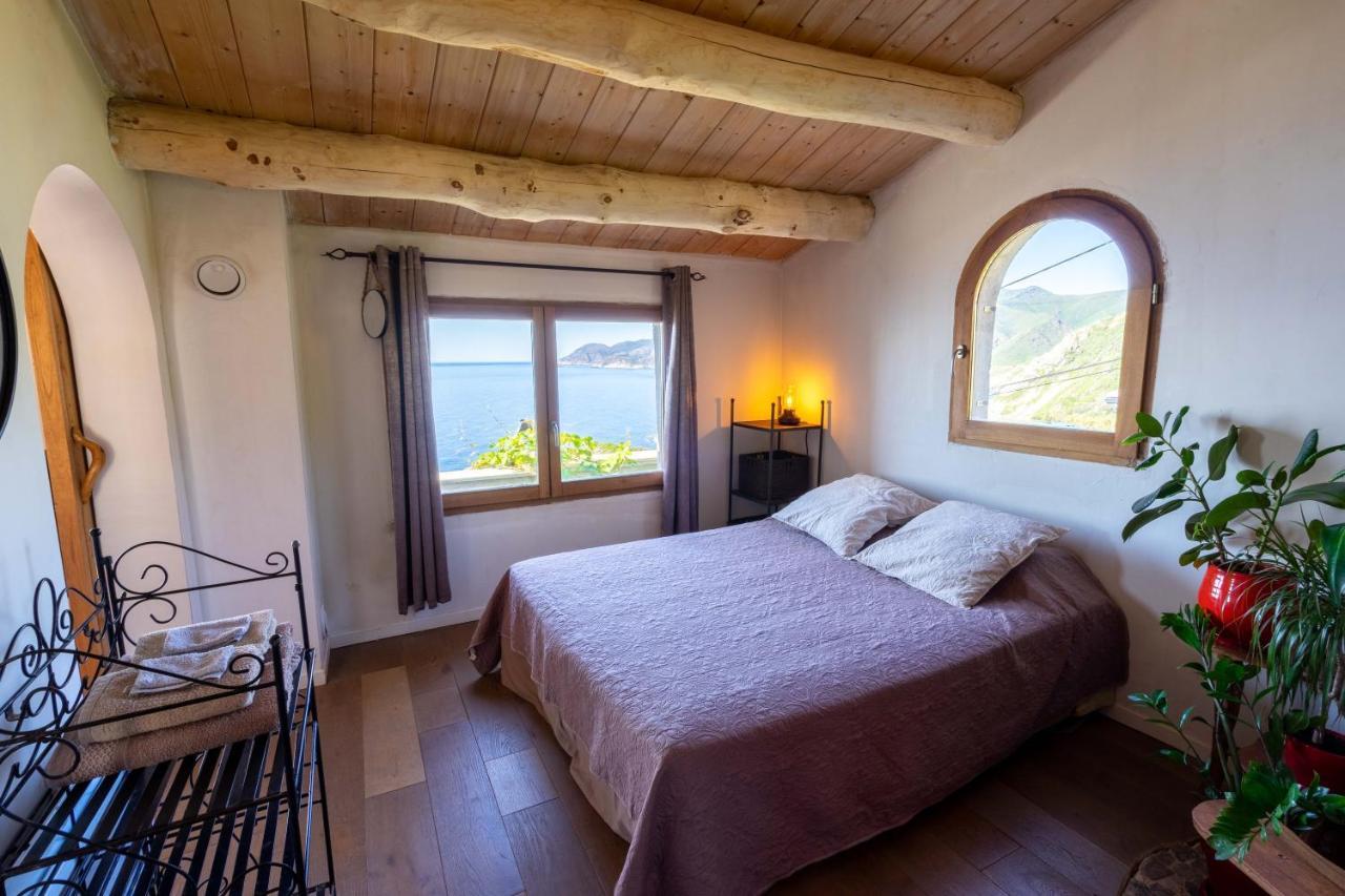 Coin De Paradis Vue Dominante Sur Mer, Montagne Et Tour Genoise Avec Jacuzzi Pino Exterior foto